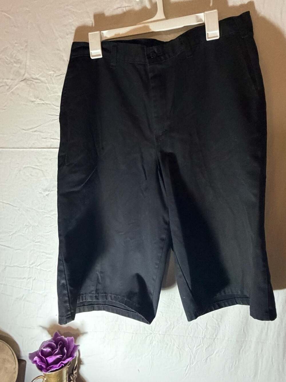Dickies Men's Black Relaxed Fit Work Shorts Size 36